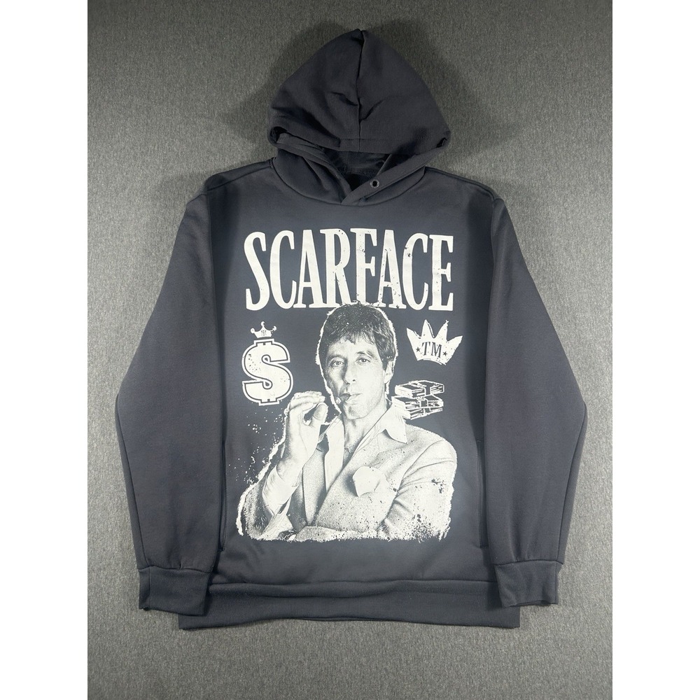 Reason Clothing x Scarface Tony Montana Graphic Pullover Hoodie Large